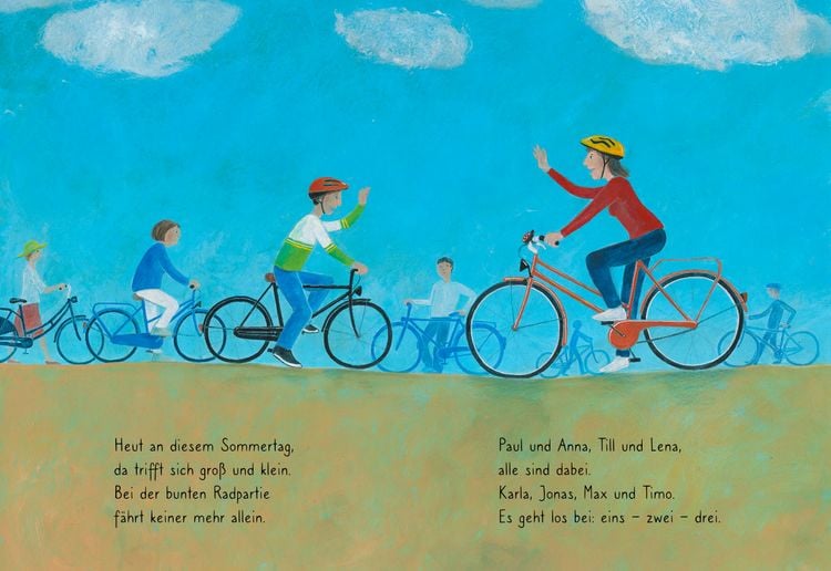 Produktbild: Rauf aufs Fahrrad, fertig, los! &ndash; Eine bunte Radpartie