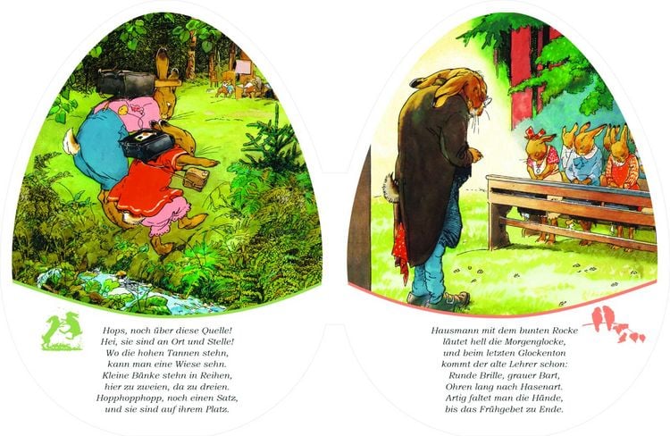 Produktbild: Die H&auml;schenschule: Pappbilderbuch in Ei-Form