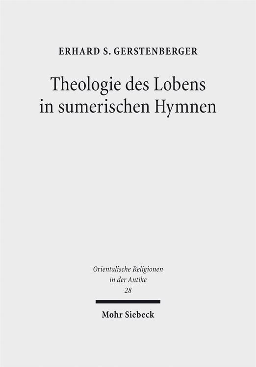 Produktbild: Theologie des Lobens in sumerischen Hymnen