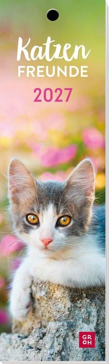 Produktbild: Lesezeichenkalender 2027: Katzenfreunde