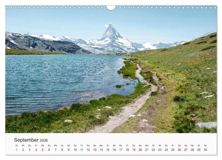 Produktbild: Matterhorn - Wahrzeichen der Schweiz (Wandkalender 2026 DIN A3 quer), CALVENDO Monatskalender