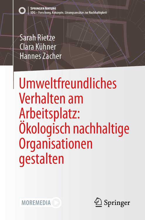 Produktbild: Umweltfreundliches Verhalten am Arbeitsplatz: &Ouml;kologisch nachhaltige Organisationen gestalten
