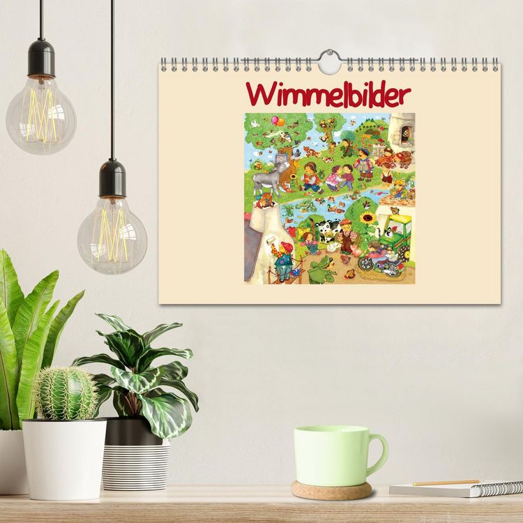Produktbild: Wimmelbilder (Wandkalender 2026 DIN A4 quer), CALVENDO Monatskalender