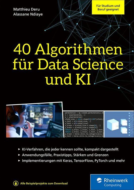 Produktbild: 40 Algorithmen f&uuml;r Data Science und KI
