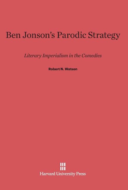 Produktbild: Ben Jonson's Parodic Strategy