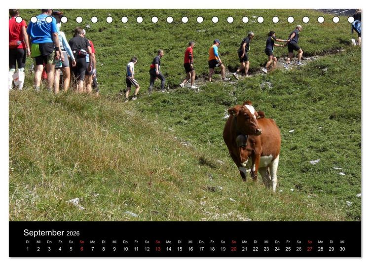 Produktbild: Der Jungfrau-Marathon (Tischkalender 2026 DIN A5 quer), CALVENDO Monatskalender