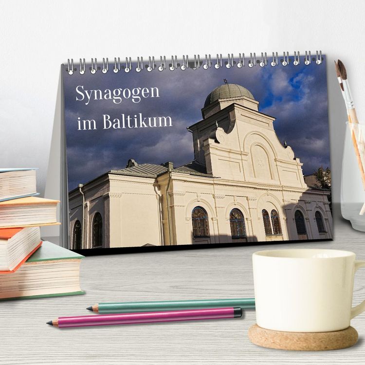 Produktbild: Synagogen im Baltikum (Tischkalender 2026 DIN A5 quer), CALVENDO Monatskalender