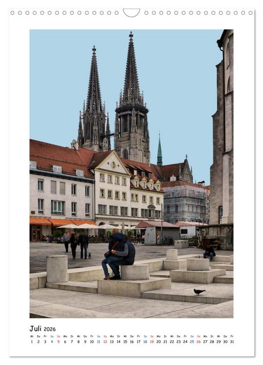 Produktbild: Regensburg - Ansichtssache (Wandkalender 2026 DIN A3 hoch), CALVENDO Monatskalender