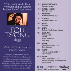 Produktbild: Fou Ts'ong,Klavier