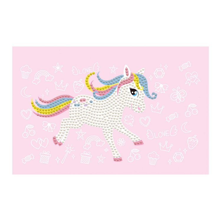 Produktbild: DOTZIES BY DIAMOND DOTZ - Diamond Painting Etui Einhorn