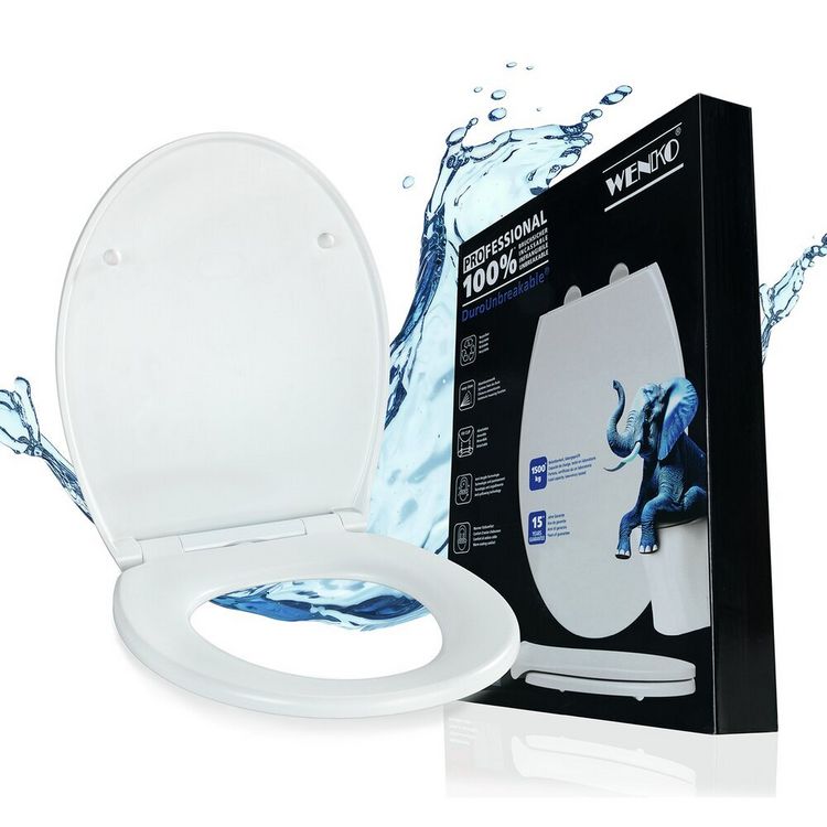 Produktbild: WC-Sitz Mod. Gatteo DuroUnbreakable&reg;, Wei&szlig;, 100 % bruchsicher, mit Absenkautomatik