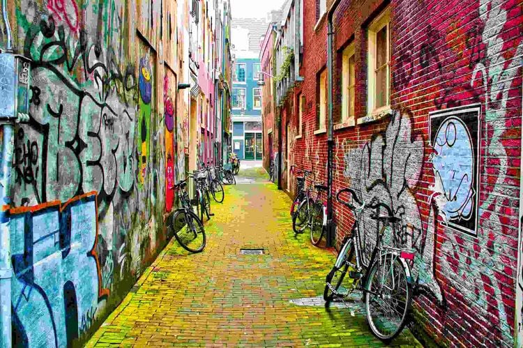 Produktbild: Erwachsenenpuzzle 3000 Teile - Street Art in Amsterdam