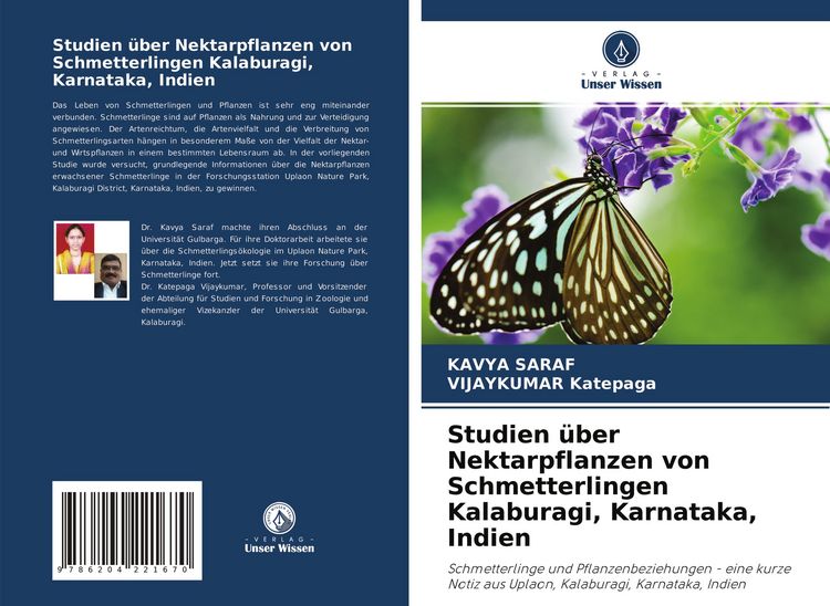 Produktbild: Studien &uuml;ber Nektarpflanzen von Schmetterlingen Kalaburagi, Karnataka, Indien