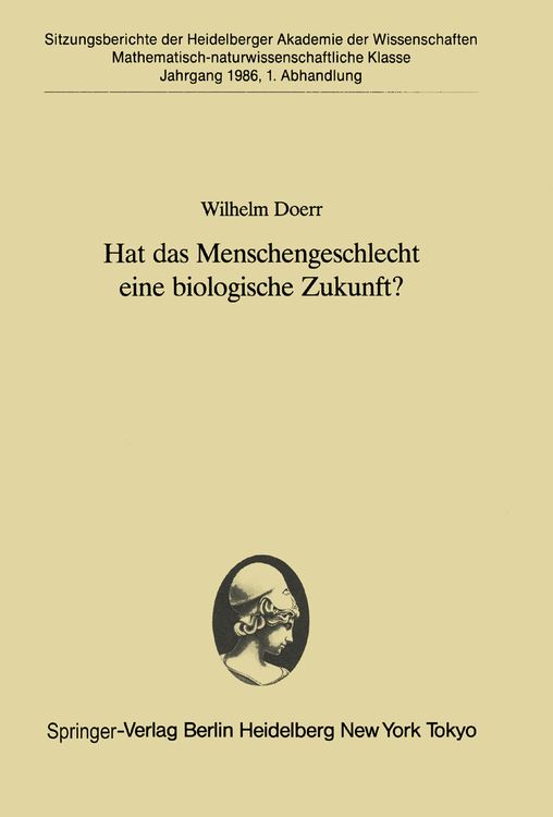 Produktbild: Hat das Menschengeschlecht eine biologische Zukunft?