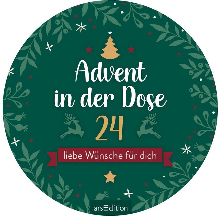 Produktbild: Advent in der Dose. 24 liebe W&uuml;nsche f&uuml;r dich