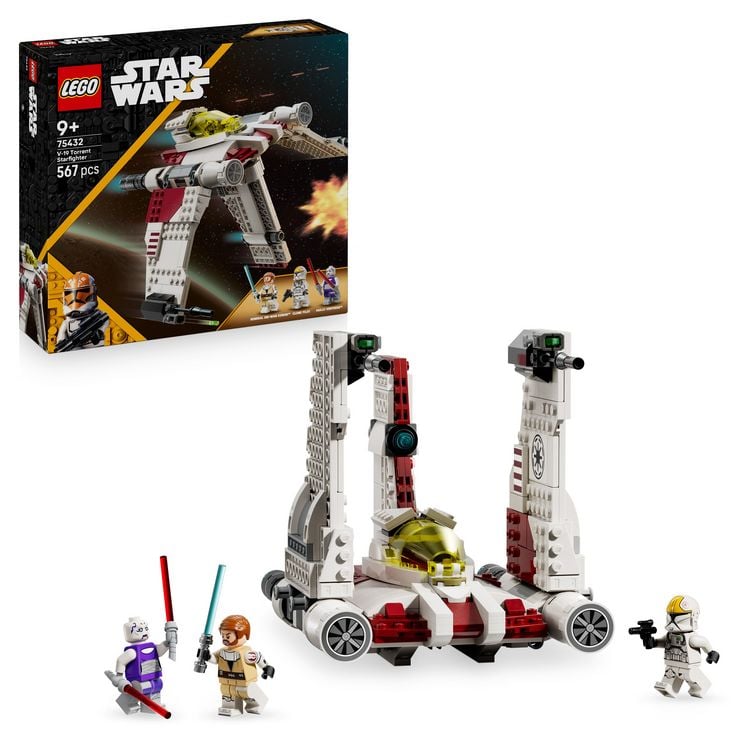Produktbild: LEGO Star Wars 75432 The Clone Wars V-19 Torrent-Sternjäger, Spielzeug