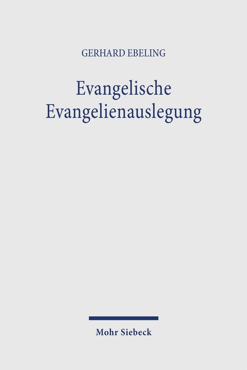 Produktbild: Evangelische Evangelienauslegung