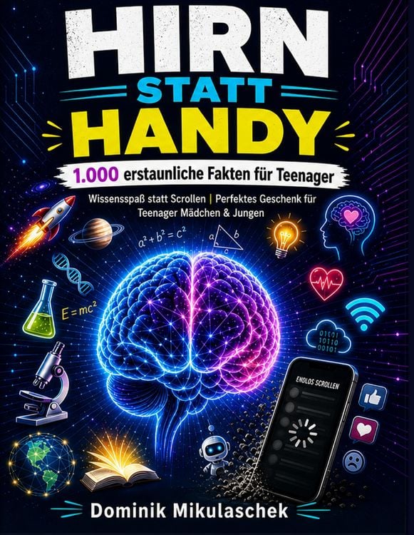 Produktbild: Hirn statt Handy - 1.000 erstaunliche Fakten f&uuml;r Teenager
