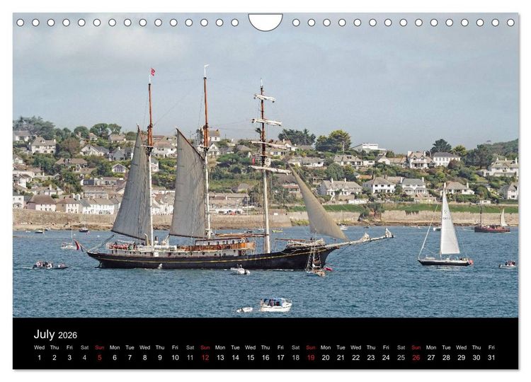 Produktbild: The Beauty of Sailing (Wall Calendar 2026 DIN A4 landscape), CALVENDO 12 Month Wall Calendar
