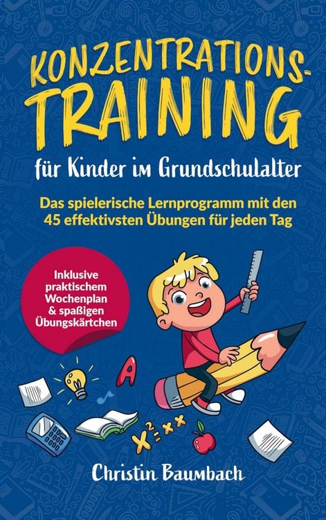 Produktbild: Konzentrationstraining f&uuml;r Kinder im Grundschulalter: