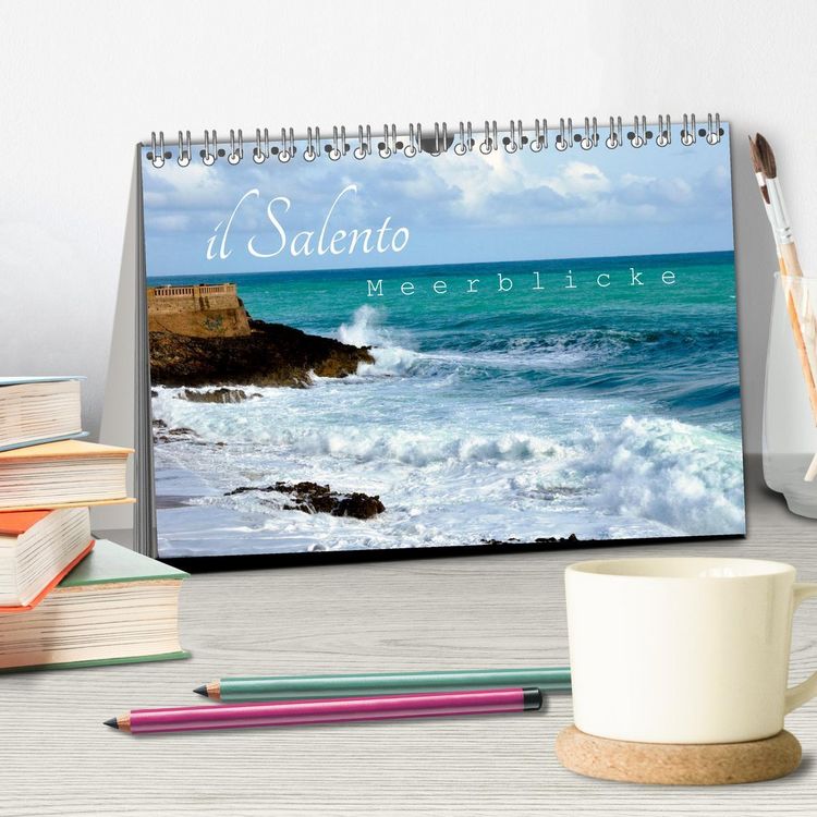 Produktbild: il Salento Meerblicke (Tischkalender 2026 DIN A5 quer), CALVENDO Monatskalender