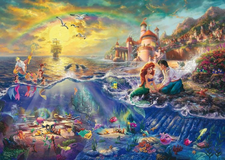 Produktbild: Puzzle Schmidt Spiele Kleine Meerjungfrau Arielle 1000 Teile