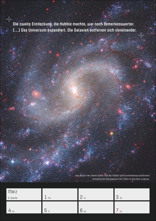 Produktbild: Stephen Hawking - Universum Wochenplaner 2027 - 53 faszinierende Bilder und Zitate