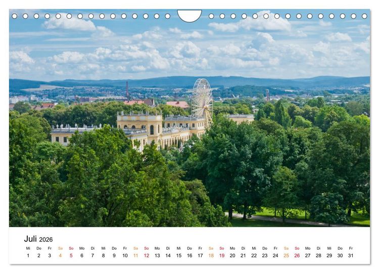 Produktbild: Kassel - wundersch&ouml;ne Stadt in Nordhessen (Wandkalender 2026 DIN A4 quer), CALVENDO Monatskalender