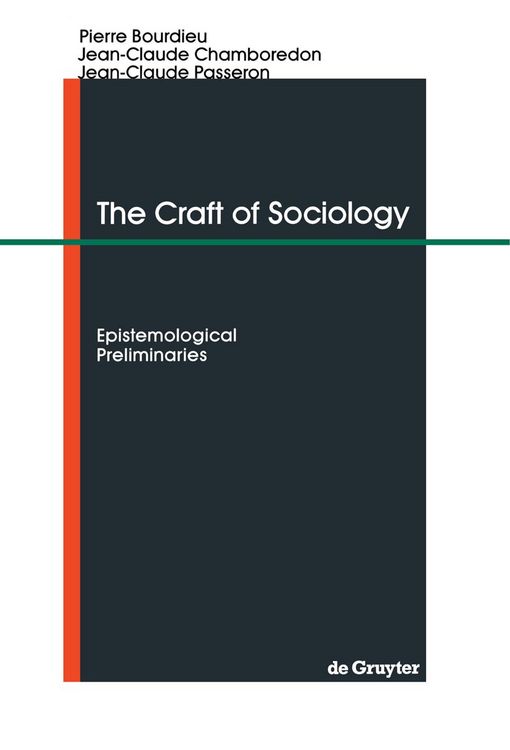 Produktbild: The Craft of Sociology