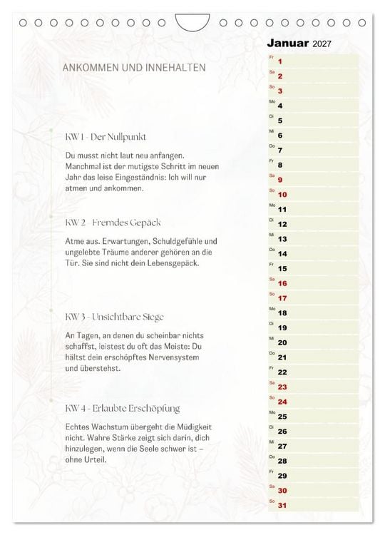 Produktbild: SEELENKOMPASS (Wandkalender 2027 DIN A4 hoch), CALVENDO Monatskalender