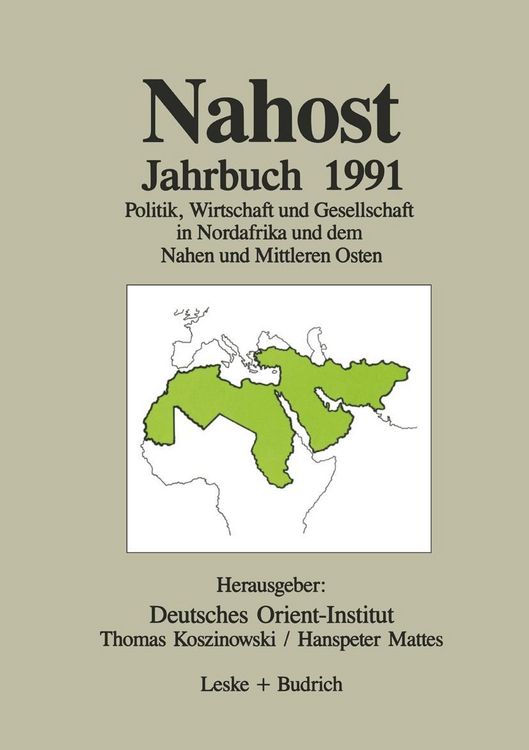 Produktbild: Nahost Jahrbuch 1991