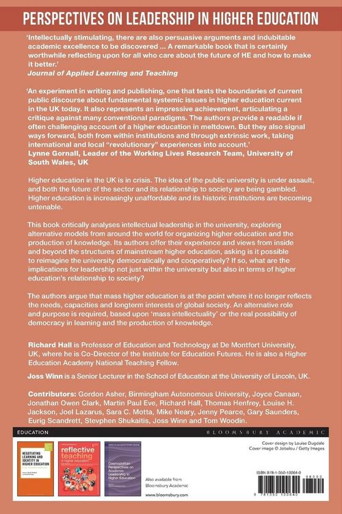 Produktbild: Mass Intellectuality and Democratic Leadership in Higher Education