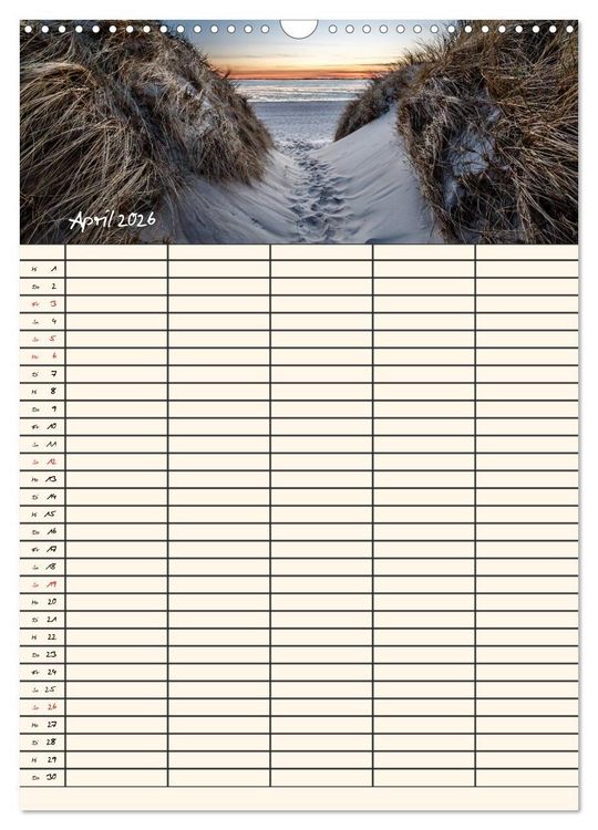 Produktbild: Noch mehr F&ouml;hrweh Familienplaner (Wandkalender 2026 DIN A3 hoch), CALVENDO Monatskalender