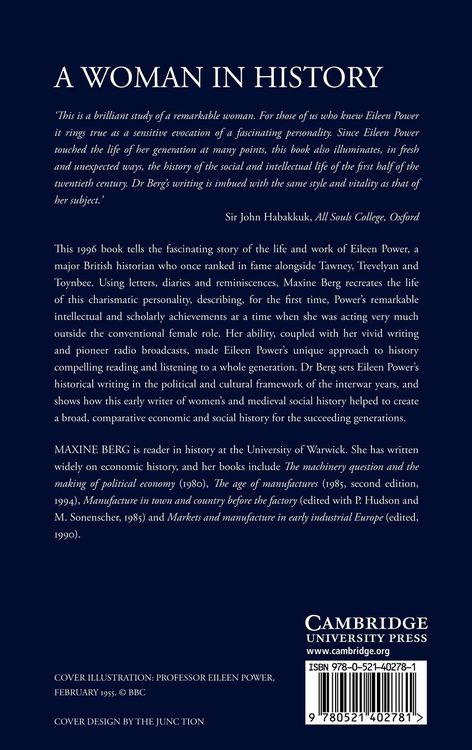 Produktbild: A Woman in History