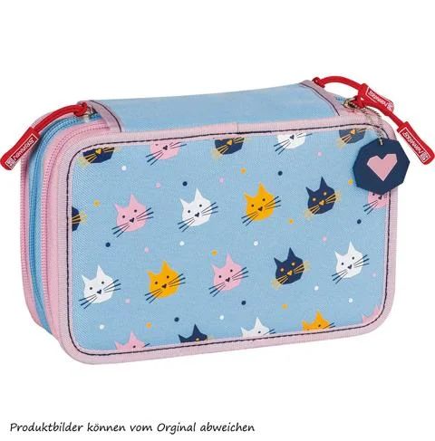Produktbild: Brunnen Sch&uuml;ler-Etui 3 Rei&szlig;verschl&uuml;sse Cats