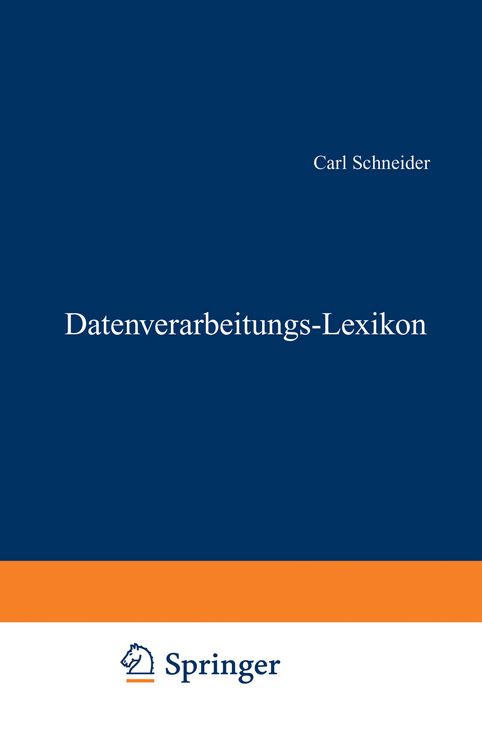 Produktbild: Datenverarbeitungs-Lexikon