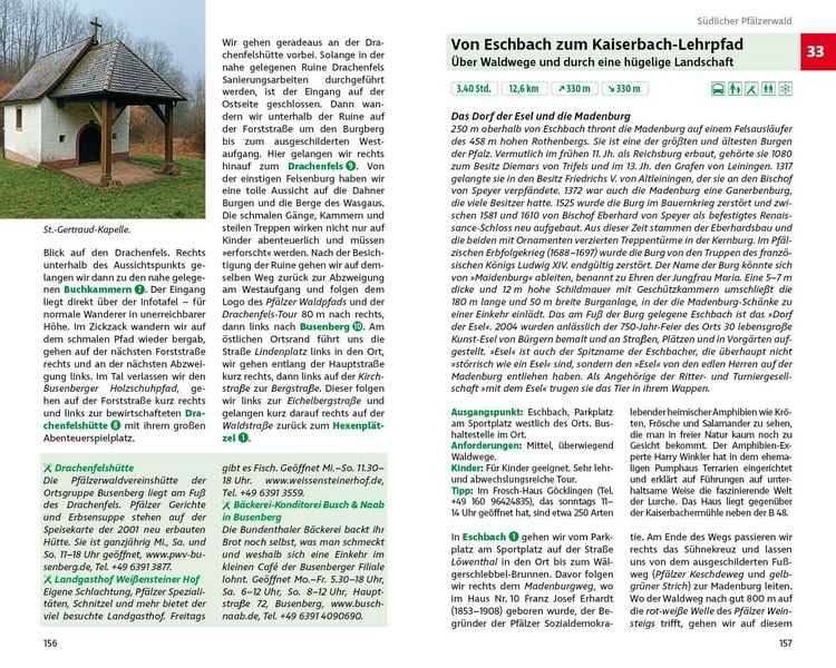 Produktbild: ROTHER Wanderbuch Wandern & Einkehren Pf&auml;lzerwald und Deutsche Weinstra&szlig;e