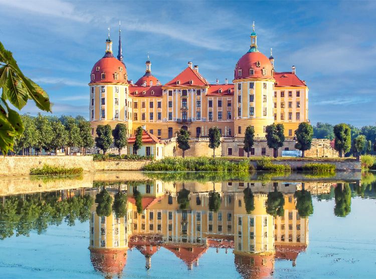 Produktbild: CALVENDO Puzzle Die Moritzburg | 2000 Teile Lege-Gr&ouml;&szlig;e 90x67cm Foto-Puzzle f&uuml;r gl&uuml;ckliche Stunden