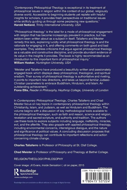 Produktbild: Contemporary Philosophical Theology