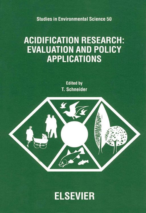 Produktbild: Acidification Research: Evaluation and Policy Applications