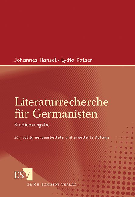 Produktbild: Literaturrecherche f&uuml;r Germanisten