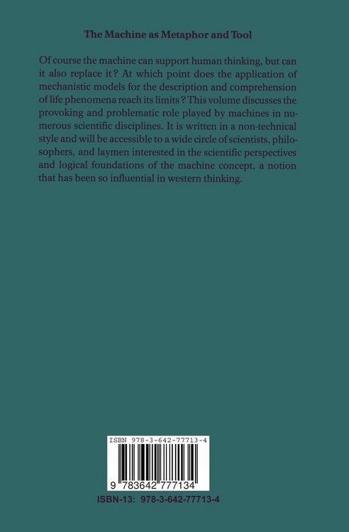 Produktbild: The Machine as Metaphor and Tool