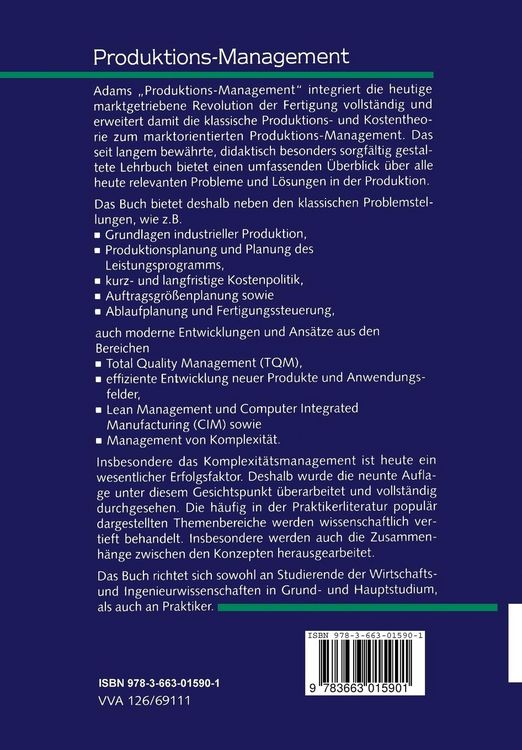 Produktbild: Produktions-Management