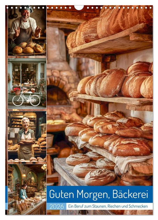 Produktbild: Guten Morgen, B&auml;ckerei (Wandkalender 2026 DIN A3 hoch), CALVENDO Monatskalender