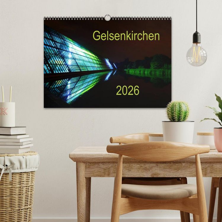 Produktbild: Gelsenkirchen 2026 (Wandkalender 2026 DIN A3 quer), CALVENDO Monatskalender