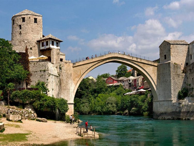 Produktbild: Stari most, die historische Br&uuml;cke von Mostar, Herzegowina (Puzzle)