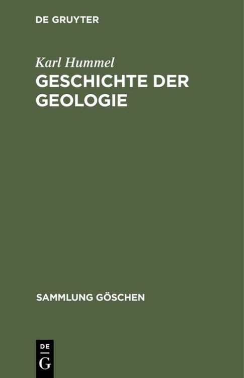 Produktbild: Geschichte der Geologie