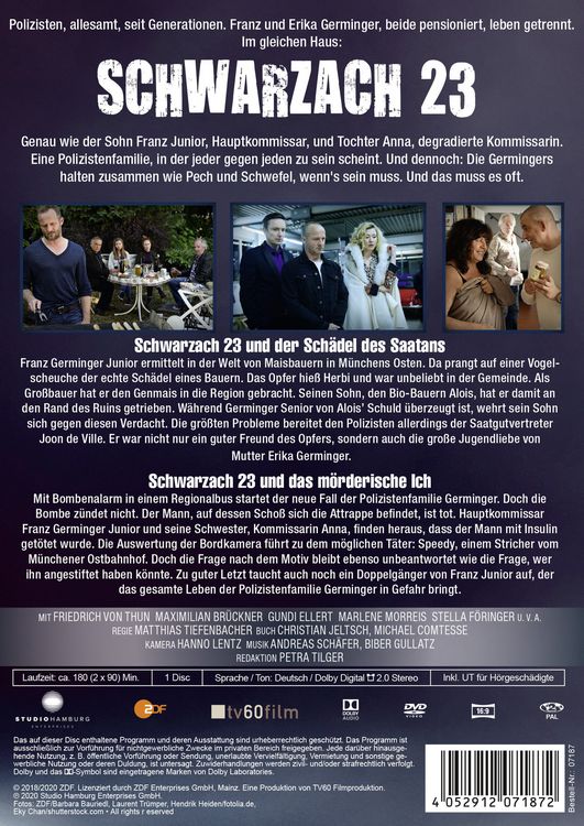 Produktbild: Schwarzach 23 - ... und der Sch&auml;del des Saatans / ... und das m&ouml;rderische Ich