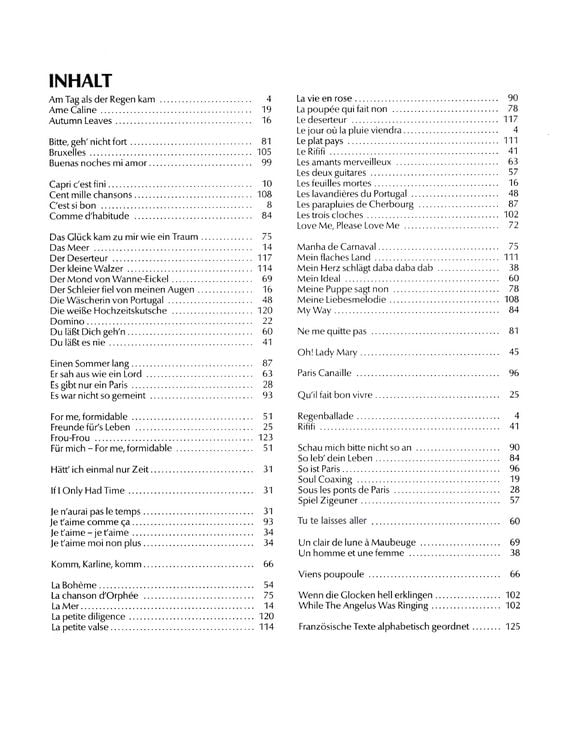 Produktbild: Vierzig franz&ouml;sische Chansons f&uuml;r Klavier und Gesang