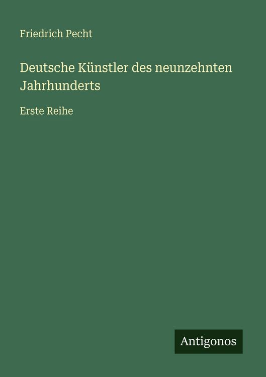 Produktbild: Deutsche K&uuml;nstler des neunzehnten Jahrhunderts